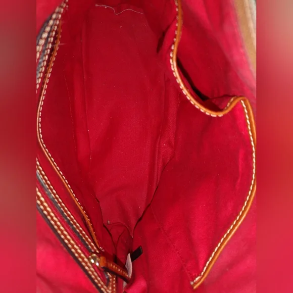 Dooney & Bourke Tiverton Plaid Hobo Shoulder Bag with/COA NWOT - Picture 3 of 4